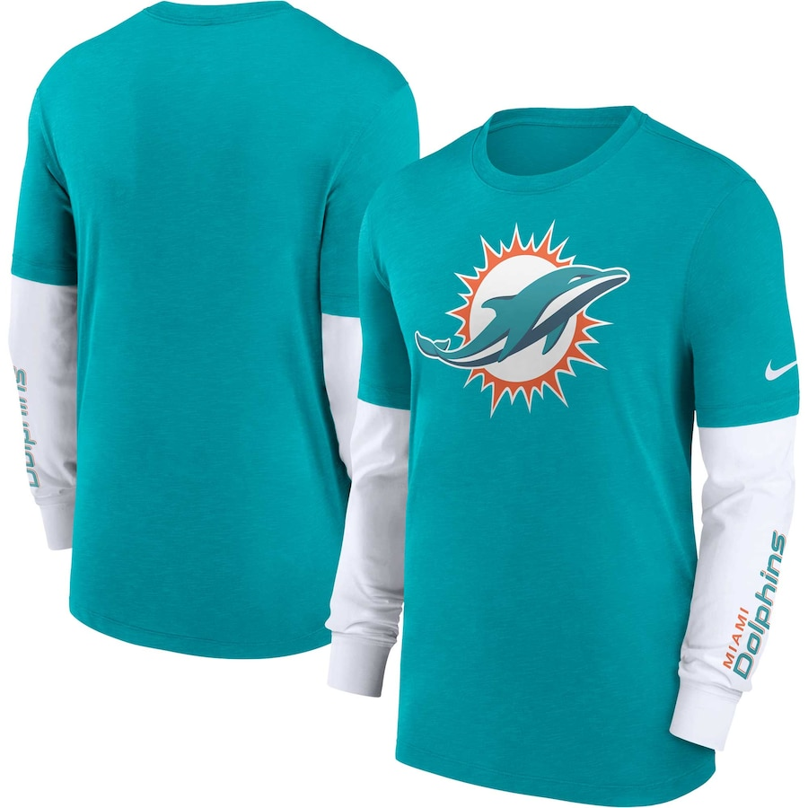2023 Men NFL Miami Dolphins Nike Long Tshirt